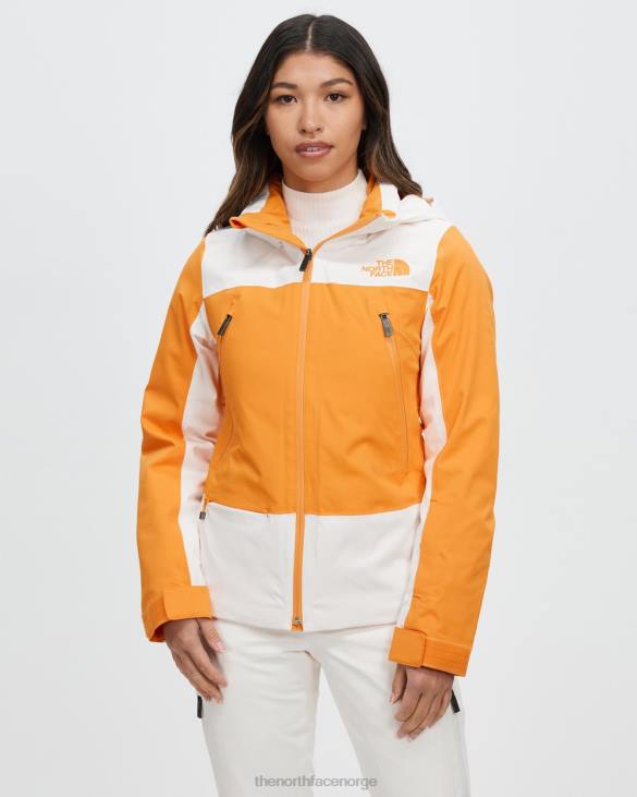 lenado jakke V20J7308 oransje og hvit The North Face