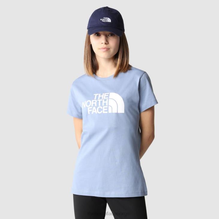 enkel t-skjorte for kvinner V20J626 folkeblå The North Face