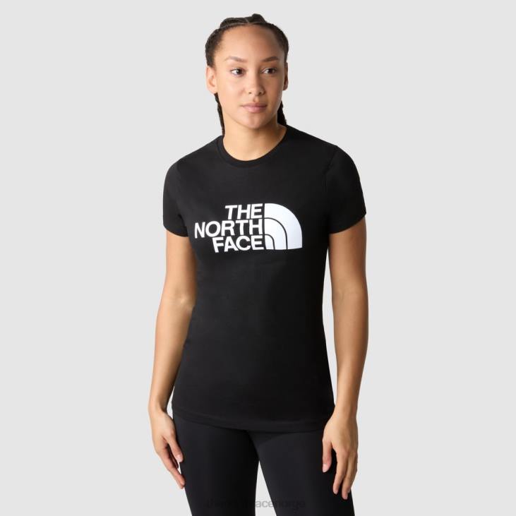 enkel t-skjorte for kvinner V20J628 svart The North Face