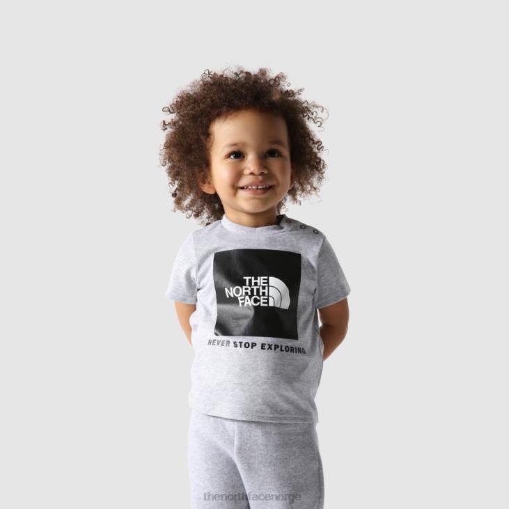 baby kortermet grafisk t-skjorte V20J2067 grå The North Face