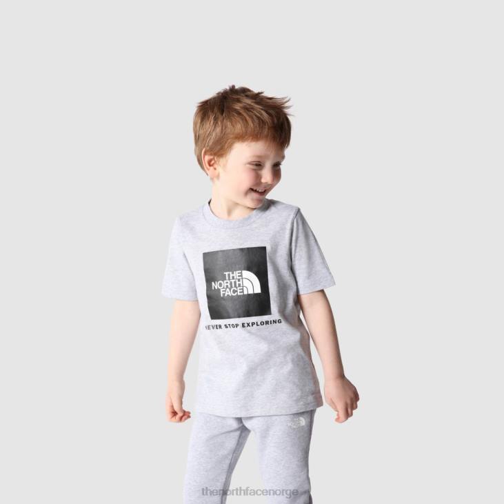 kortermet grafisk t-skjorte for barn V20J2056 grå The North Face