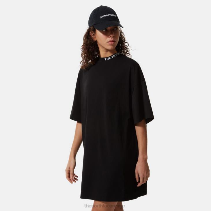 kvinner zumu t-skjorte kjole V20J1576 svart The North Face