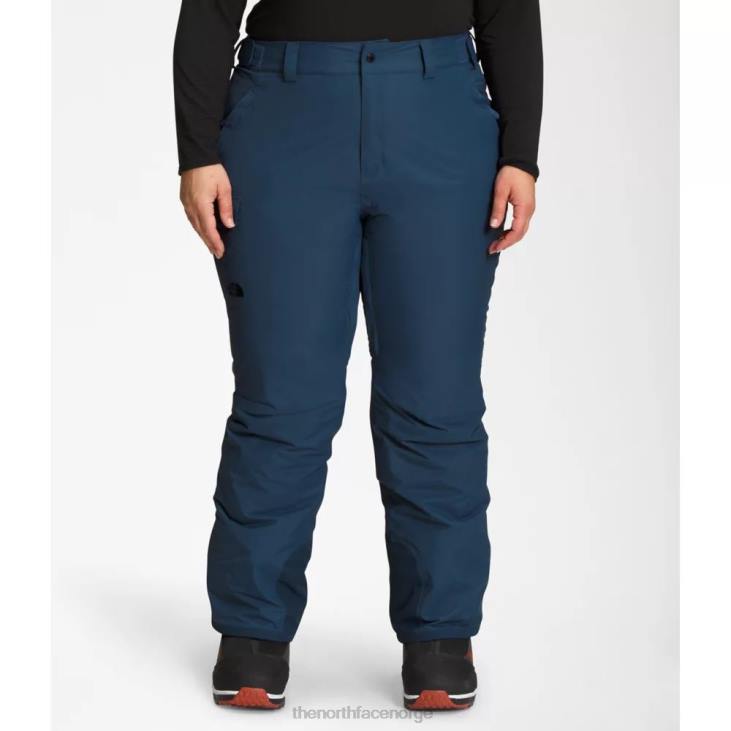 kvinner pluss frihetsisolerte bukser V20J5706 skyggeblått The North Face