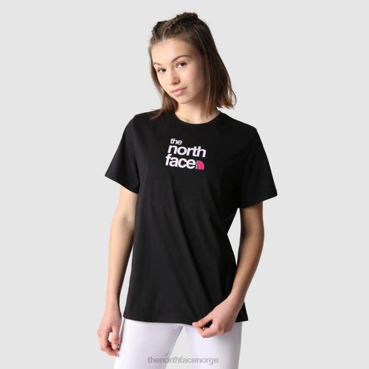 kvinner foundation grafisk t-skjorte V20J873 svart The North Face