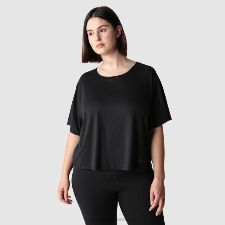 kvinner plus size dawn dream t-skjorte V20J1468 svart The North Face