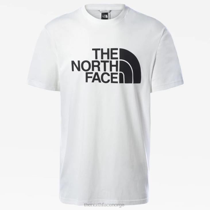 halvkuppel t-skjorte for menn V20J433 hvit The North Face