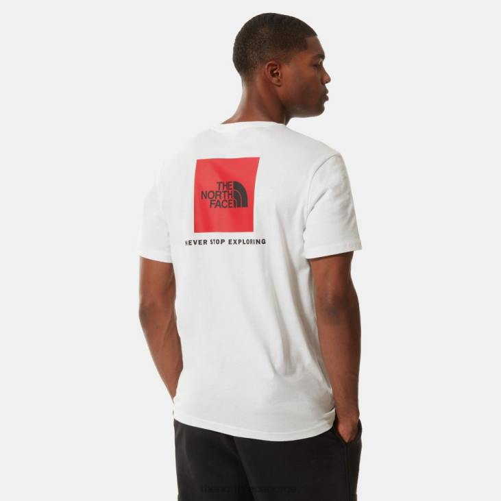redbox t-skjorte for menn V20J16 hvit The North Face