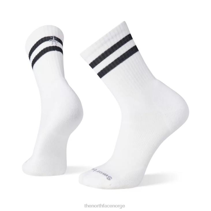 atletisk målrettet pute stripe crew sokker hvit svart V20J6297 hvit svart The North Face